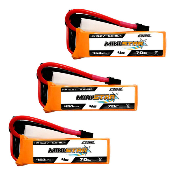 LiHV MiniStar 450mAh 15.2V 4S 70C